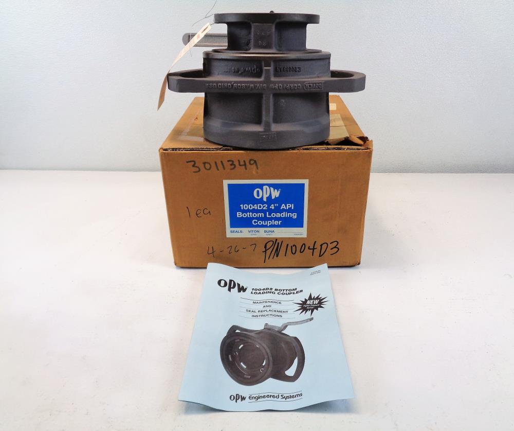 OPW 4" API Bottom Loading Coupler 1004D2